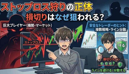 ストップロス狩りの正体と回避法！損切りが狙われる仕組みを完全解説