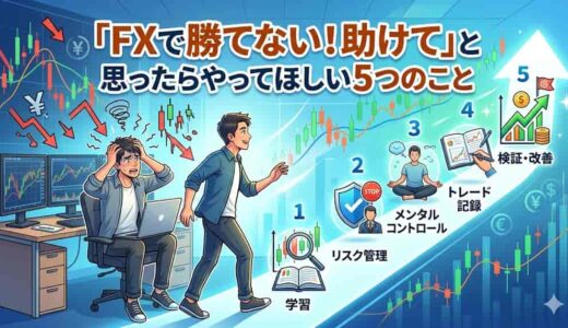 「FXで勝てない！助けて」と思ったらやってほしい5つのこと