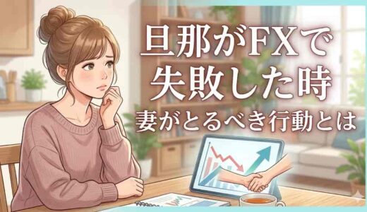 旦那がFXで失敗した時妻がとるべき行動とは