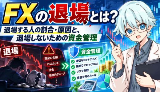 FXの退場とは？退場する人の割合・原因と、退場しないための資金管理