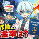 投資詐欺の返金率は？振り込め詐欺救済法で戻った額と警察・相談窓口