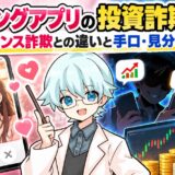 マッチングアプリの投資詐欺とは？ロマンス詐欺との違いと手口・見分け方